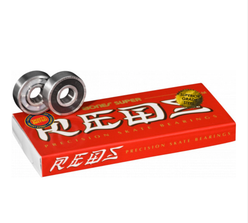 Bones® Super REDS® Skateboard Bearings 8 pack